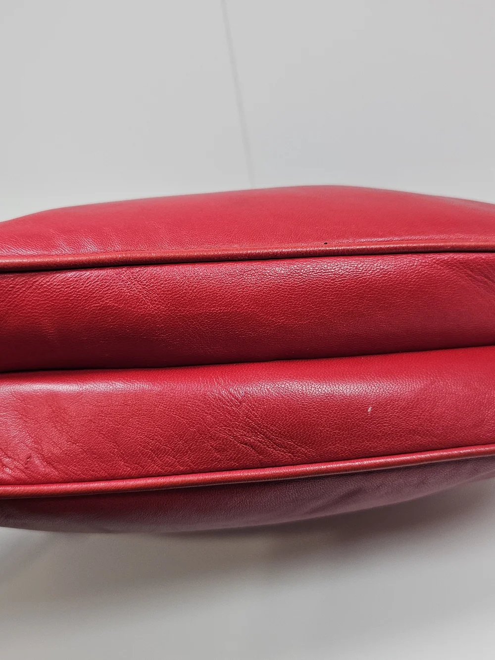 Coach Red Leather Shoulder Hobo